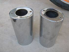 45963-97 Harley-davidson 36800 Touring Fork Slider Covers Beer Cans Softail Heritage Evo Shovel Flh
