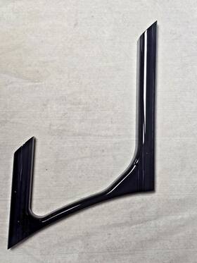 47200942 Harley-davidson 14 And Up Tour Pak Support Black Left Side Cover New Oem