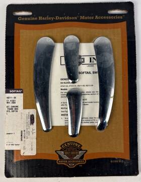48211-08 Harley-davidson Kit Chrome Frame Inserts Softail