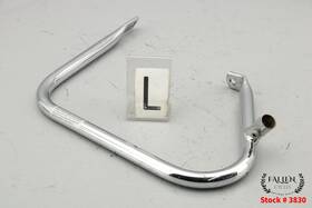 49187-09 Harley-davidson 2012 Street Glide Cvo Left Saddlebag Guard Assembly Chrome
