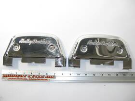 50783-91 Harley-davidson Used Chrome Passenger Floorboard Cover Set Jh