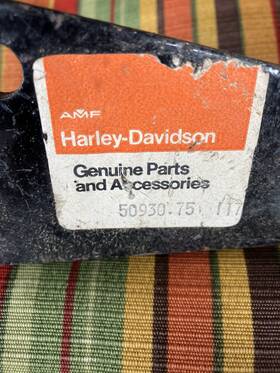 50930-75 Harley-davidson Nos Rear Shovelhead Passenger Peg Bracket Mount Support