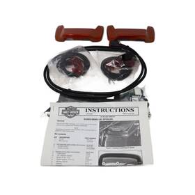 Harley-davidson 58606-08cpl New Oem 1995-2013 Harley-davidson Touring Saddlebag Lid Spoiler Kit
