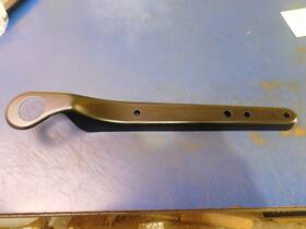 59854-98 Harley-davidson Black Left Fender Support Cover Oem 1200 Xl Sportster
