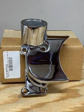 62470-02 Harley-davidson Genuine Chrome Oil Filler Spout Kit