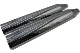 65400266 Harley-davidson Oem Nto 2018-2024 Softail Muffler Heat Shields Chrome