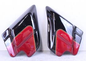 66619-05brc Harley-davidson 2005 Flhtcu Side Covers Ultra Classic Lava Red Black