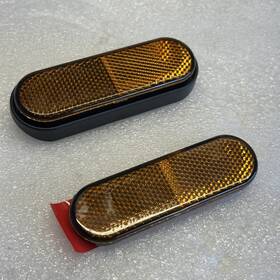 Harley-davidson 67900659 New 2023-2026 Cvo Road Glide Street Front Fork Amber Reflectors