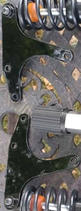 83861-09 Harley-davidson 2023 Davidon Oem Tri Glide Flrt Rear Shock Mounts Mounting Brackets Trike