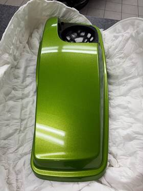 90201210edu Harley-davidson 90201209edu/ Custom Paint 2016 Radiation Green Saddlebag Speaker Lids