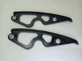 90202108 Harley-davidson 2014-24 Touring Saddlebag Fender Support Inserts Black
