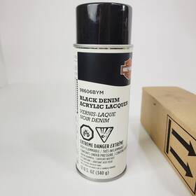 98606bym Harley-davidson Touch Up Black Denim Acrylic Lacquer 13oz