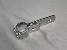 Rcp24040366 Harley-davidson Chrome 1-1/8 Inch 3 Piece Universal Frame Tube Clamp For All Models And Customs
