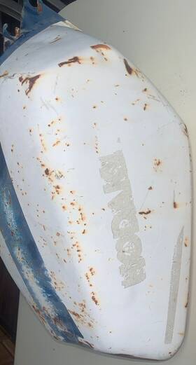 70900081 Hodaka Vintage Oem Gas Fuel Petrol Tank Sl250 Thunder Dog Trail Whale Sl 250