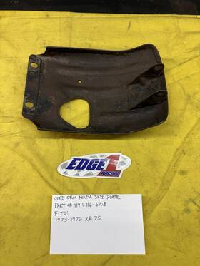 11911-116-670b Honda 1973-1976 Xr75 Skid Plate Ahrma