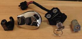 17620-mb1-043 Honda 1987/88 Super Magna Lock Set Ignition Helmet Steering And Filler Cap