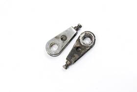 40543-413-000 Honda 1980 Cm400a Oem Swingarm Chain Tensioner Adjustment Brackets