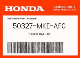 50327-mke-af0 Honda Genuine Rubber Battery -