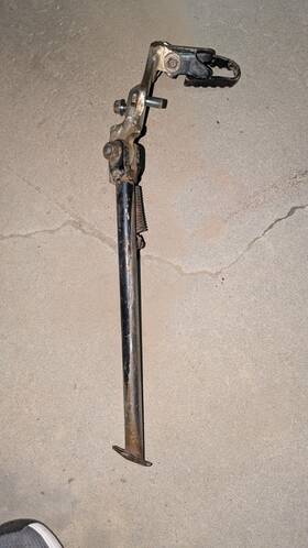 50530-ksj-670 Honda 2001 Xr100 Kick Stand With Bolts Bracket Mount Foot Peg And Spring
