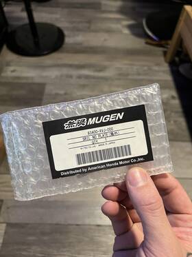 83400-xvj-000 Honda Mugen Si Plate Oem Part