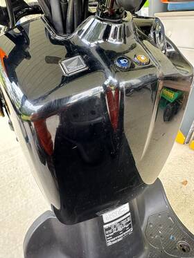 Psi-ho-0322ruckuscoversblack Honda Oem 2003-2022 Ruckus Front Cover Set 03-22 Gloss Black