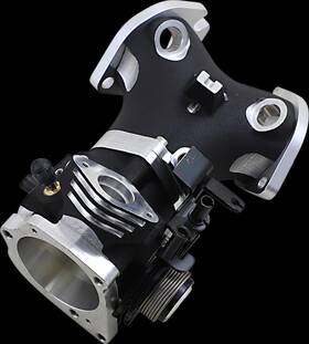 Hpi-55d6-16b Horsepower Inc Throttle Body 55mm/1.66 Black #hpi-55d6-16b