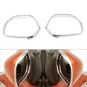 Hukyu 612063451042 Motorcycle Chrome Mirror Trim Decoration For Honda Goldwing Gl1800 2001-2011 Us