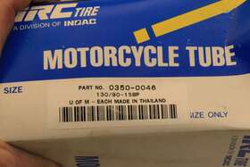 0350-0046 Irc 130/90-15bp Motorcycle Tire Tube P/n