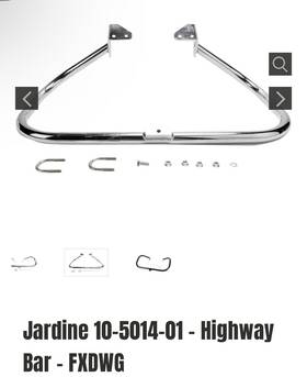 10-5014-01 Jardine Highway Bar - Frt Fxwg/s/x 93-04