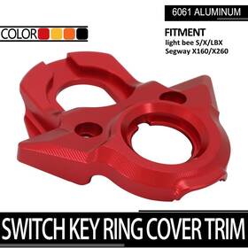 M112520012-b Jfg Racing Control Decorative Cover Cnc For Sur Ron Light Bee S/x Segway X160/260 Red Ebike
