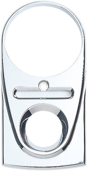 04-21s Joker Machine Tear Drop Upper Dash Cover - Smooth Chrome