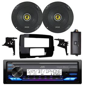 Kdx33mbs-1-43csc654 Jvc - Kicker Metra Bluetooth Marine Receiver 2x 6.5 Inch Speakers Single Din Dash Kit Amp
