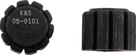 05-0101 K&s Black Rubber Cushion 2 Pack