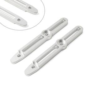 800de Kabusikikaisya-kawausa 550734445702 Motorcycle Cnc Windshield Bracket For Suzuki V-strom Dl800 2022-24 Silver