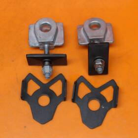 11012-1871-18r Kawasaki 18-22 Ninja 400 Oem Swingarm Chain Tensioner Adjustment Brackets