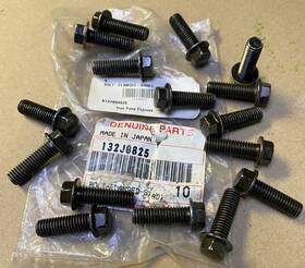 132bb0825 Kawasaki Oem Frame Flange Bolt X16 Vn1700 Vulcan Kaf400 Klx450 Kaf620