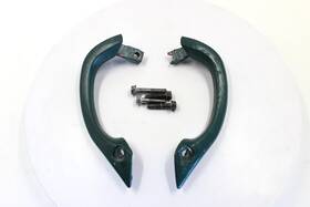 46075-1197-21 Kawasaki 01 Ninja Zx6r Zx600j Oem Passenger Rear Seat Grab Bar Handle Set