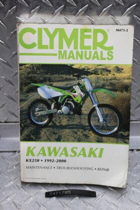 7471963 Kawasaki 1992-2000 Kx250 Clymer Manuals Maintenance Repair M473-2