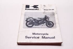 99924-1184-02 Kawasaki Oem Service Manual Zx600f