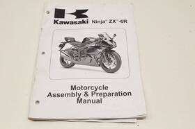 99931-1493-02 Kawasaki Oem Assembly And Preparation Manual Zx600r