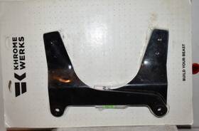 1504-0100 Khrome Werks Kw264870 264870 Round Side Plates - Gloss Black H1