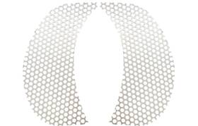 Kw05-01-0368-b Klock Werks Kws-01-0368 Fairing Vent Screen - Round Chrome