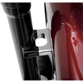 Kw05-02-0106-c Klock Werks Hugger Front Fender Mounting Blocks For 21 Inch Wheels - Chrome