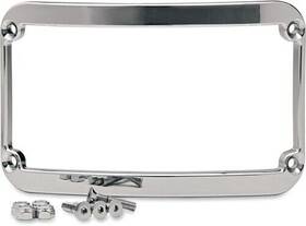 Kw05-01-0083-c Klock Werks Kws-01-0082-c License Plate Frame For 7.125 Inch Rear Fender Chrome