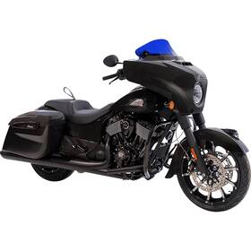 Kww-04-0640 Klock Werks Kolor Flare Windshield - 10 Inch Blue