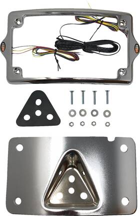 Kus20351 Kodlin Elypse 3-1 Led Chrome License Plate Kit