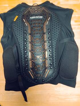 En1621-3 Komine Sk-821 Ce Lvl 2 Armored Vest Back Protector Adult Large