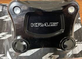 Kraus Sf-pb-01-b T-rex Pull Back Plate Harley-davidson M8 Softail Models Black