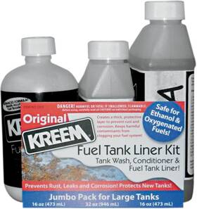 1215 Kreem Products Fuel Tank Liner And Prep Combo Paks For 5 Gallon Tanks #1215
