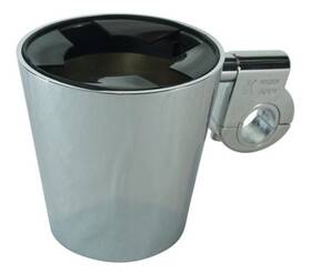 Kruzer Kaddy 765066936129 Ultimate Bar Mount Cup Holder Xl 7/8 Inch To 1-1/4 Chrome